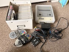 SNES - Super Nintendo Games console With 14 Games