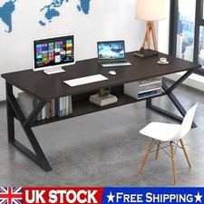 120cm Computer Desk Study Office Gaming Desk Writing Table UK Studio Workstation