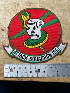 1980s/90s/2000s? US NAVY PATCH ATTACK SQUADRON 155 ORIGINAL USN!