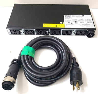 IBM 9306-RTP 39Y8918 Power Distribution Unit with Longwell 39M5416 Power Cable