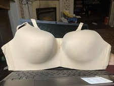 Cacique Lane Bryant Womens Bra Lightly Lined No Wire T Shirt Bra Size 44C Tan