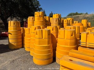 Lot of 87 CrashGard MASH Sand Barrel Crash Cushion Traffic Safety bidadoo