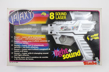 Vintage Simba Light+Sound Laserpistole 80er/90er Space Gun mit 8 Sounds OVP