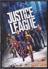 Dvd JUSTICE LEAGUE Batman Superman Wonder Woman Flash Aquaman Cyborg nuovo 2017