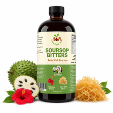Soursop Bitters 16oz Organic Herbal Detox Tonic Liver Cleanse Natural Wellness