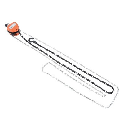 1/2 Ton (1100Lbs) Capacity Chain Hoist 10FT Lift Manual Hand Chain Block Hoist