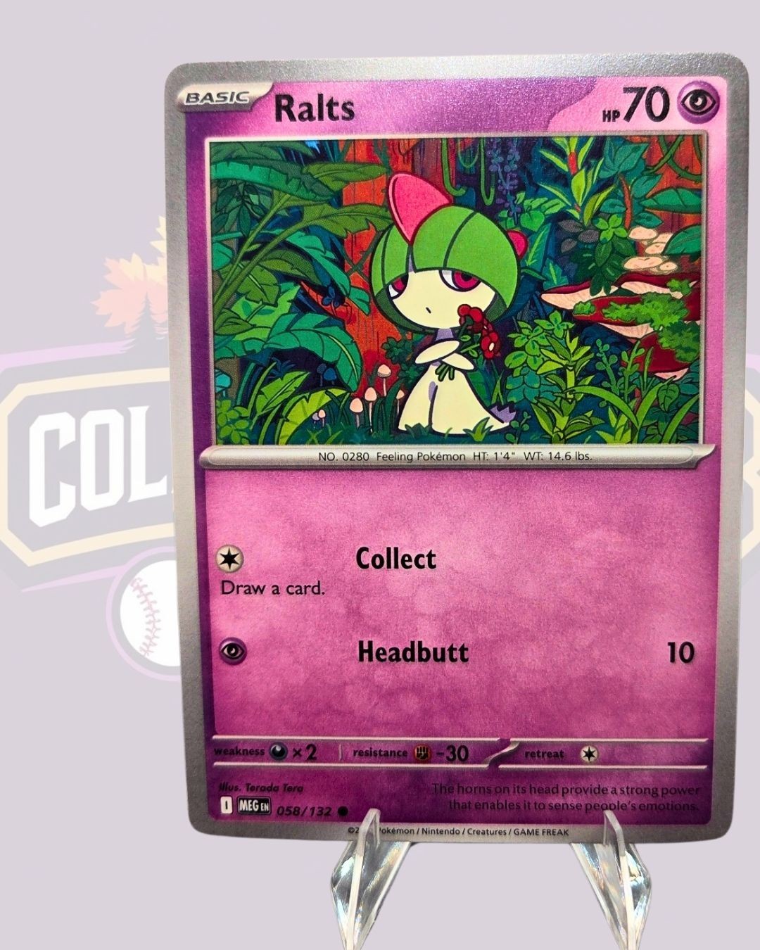 Ralts 058/132 Me01: Mega Evolution Regular Free Shipping Pokémon NM