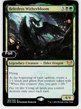 Beledros Witherbloom Foil Strixhaven: School of Mages 163 NM