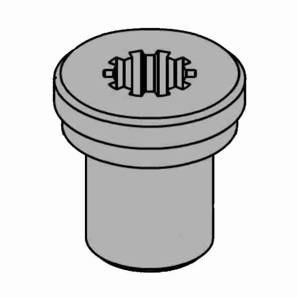 FAAC 63000045 Giunto Scanalato Basso Profilo per S800H e S700H