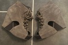 Lucky Brand Women's Lk-nellie Gray Suede Wedge Sandal Tie Up Shoes Size 8.5~ — photo 1