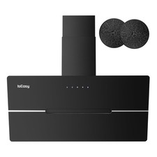IsEasy Cappa Cucina Cappa Aspirante 90cm di Scarico/Ricircolo con 578 m³/h Forte
