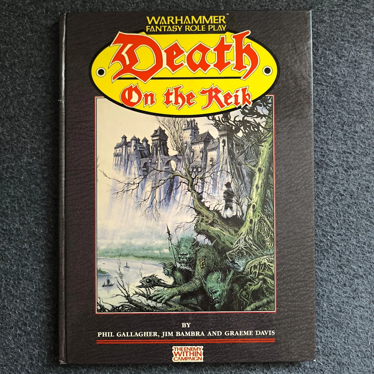 Death on the Reik Warhammer Fantasy Roleplay WFRP 1E Excellent Uncut