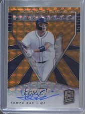 2020 Panini Chronicles Neon Orange Prizm 1/3 Yoshi Tsutsugo Yoshitomo Auto 0a17