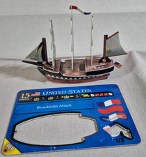 Wizkids Pirated CSG #069 United States Punched Ship Incomplete