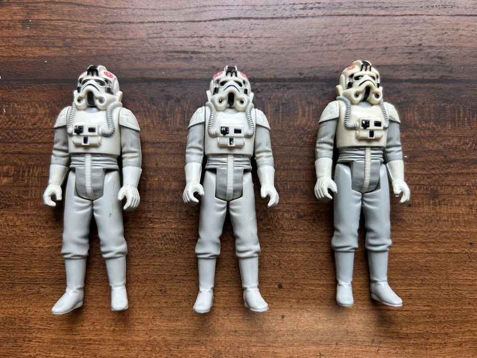 Vintage 1980 Star Wars At-At Driver Figure X 3 - Image 2 of 4