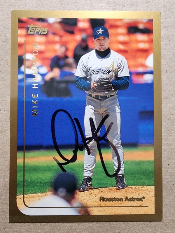 1999 Topps AUTO - Mike Hampton #338