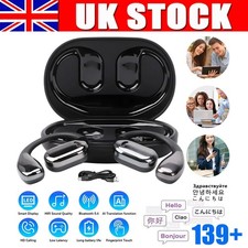 2026 Language AI Translator Earbuds Real Time Bluetooth Translate Earphones UK
