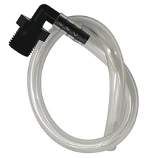 Oxygen Concentrator Humidifier Bottle Adapter Tubing 12" with Threaded Connec...