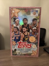 2025-26 Topps Basketball Sealed Holiday Advent Calendar Box Mint!