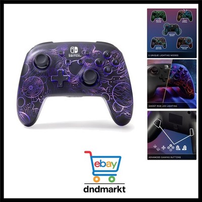 PowerA Enhanced Wireless Controller for Nintendo Switch with Lumectra - Galac...