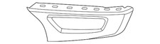 Genuine Ford Bumper Extension RL3Z-17E784-AA