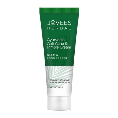 Jovees Ayurveda Neem & Long Pepper Anti Acne and Pimple Cream 60gm,