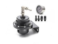 Universal Type L Benzindruckregler -11Bar Einstellbar Manometer Alu f&uuml;r EFI 1/8"