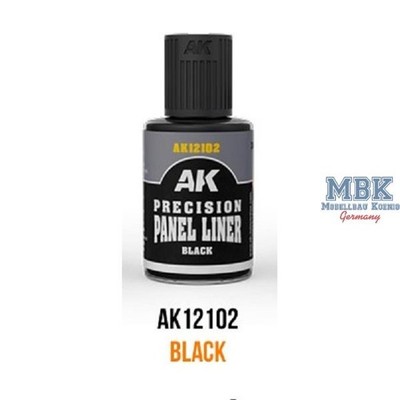 AK Interactive S.L. AK-12102 AK Precision Panel Liner BLACK 30ml