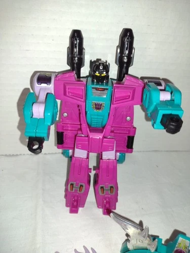 Vintage Transformers G1 Seacon Snaptrap Figure 1987 with Booklet
