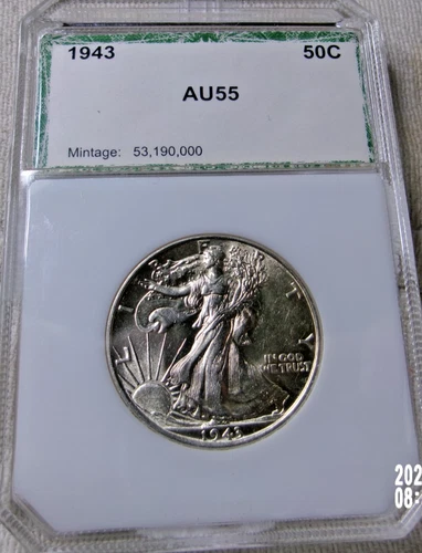 1943 P SILVER WALKING LIBERTY HALF DOLLAR EXTREMELY NICE