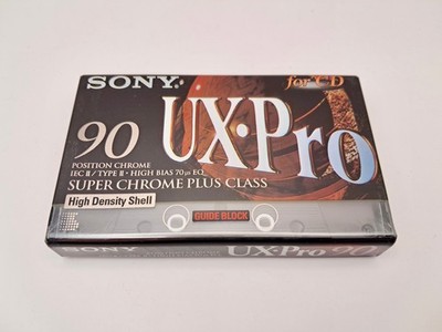 SONY UX-Pro 90 Kassette Cassette Chrome Plus TYPE 2 IEC II C-90UXPROA NEU/OVP