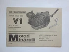 Minarelli V1 Engines Pedal or Kick Starter Manual Original Use Maintenance