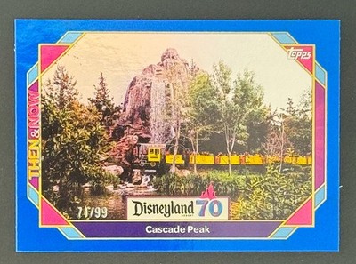 2025 Topps Disneyland 70th Anniversary #18 Cascade Peak Blue Foil