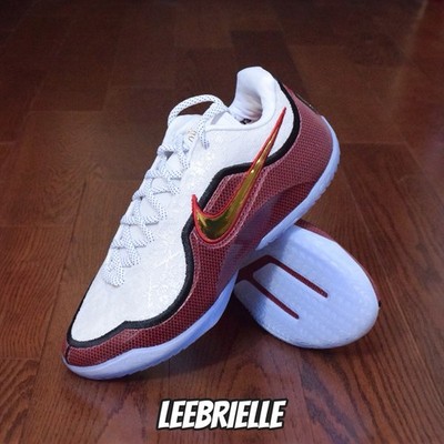 Size 15 - Nike LeBron 23 Grand Opening White Red Gold Black HJ5629