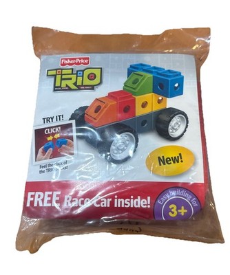 Fisher-Price TRIO Vehicle Race Car - Clicks Together - 027084922301