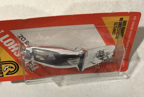 Luhr Jensen Hot Shot #10 METALLIC SILVER CHROME Fish Lure PRE RAPALA Vintage NEW - Picture 4 of 6