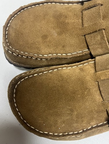 Birkenstock Buckley Suede Tea Leather Clog US W8 M6 EU39 Narrow Fit Neu im Karton - Bild 7 von 9