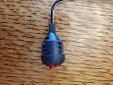 Qty of (4) 3/4" red 3 LED diode penny light with wire harness-Made in the USA!