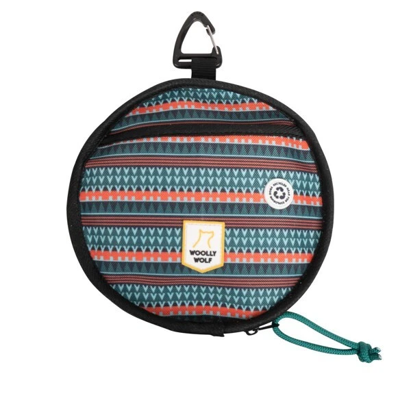 Woolly Wolf Wald Doppel Reise Napf für Hunde Fütterung Trinkflasche Doppel - Bild 3 von 4