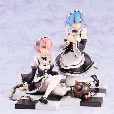 Re:Zero Starting Life in Another World RAM & REM w/SP Stand