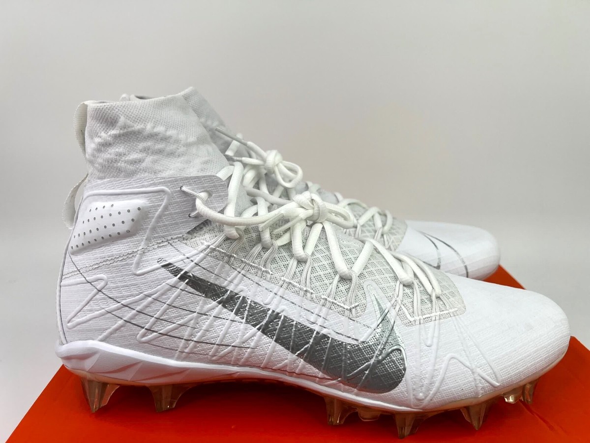 Nike Alpha Huarache 7 Elite LAX Lacross Shoes Cleats CJ0224-103 Men Size 11 NIB Nike Alpha Huarache 7 Elite LAX White Lacrosse Cleats CJ0224  main image 2
