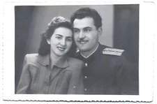 ROMANIA MILITARY PHOTO - ROMANIAN RPR Military ARTILERY OFFICER 1954 TOP PHOTO