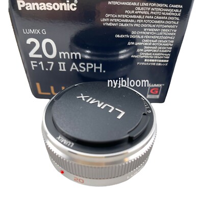 New Panasonic LUMIX G 20mm f1.7 II ASPH. Lens (Silver) - [H