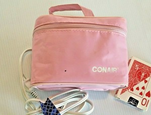 CONAIR-Travel-Hot-Rollers-12-Curlers-w-Clips-in-Portable-Case
