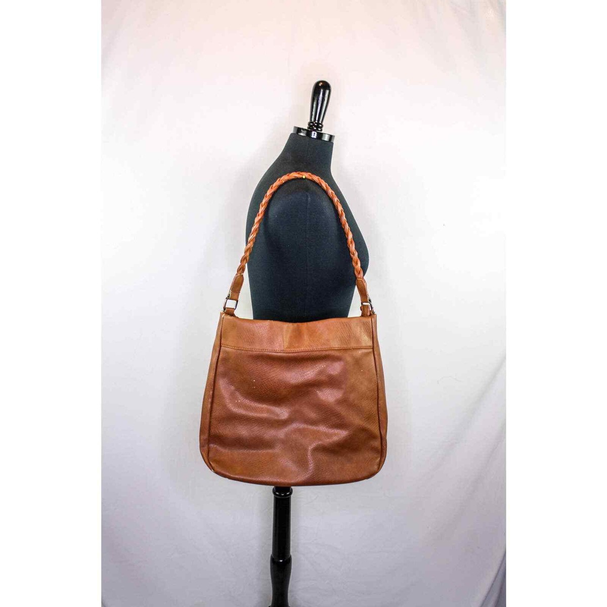 Faux Braided Leather Clutch Bag Faux Braided Leather Clutch Bag