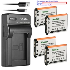 Kastar Battery Slim USB Charger for Fujifilm NP-45S Battery Mini90s #16437322