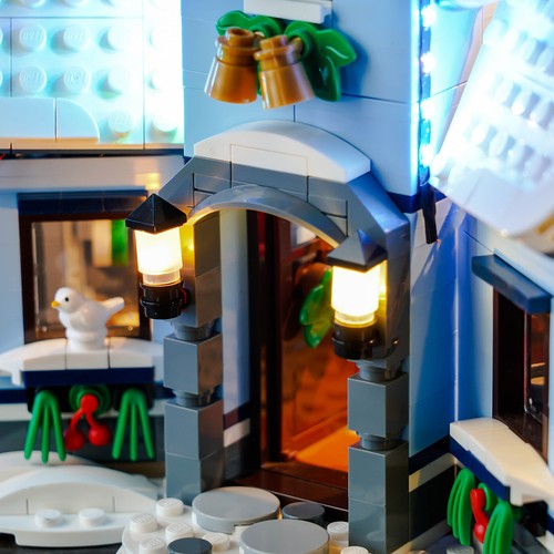 Kit de luces LED BrickBling para decoración LEGO Santa’s Visit 10293 (nuevo estándar) - Imagen 7 de 13