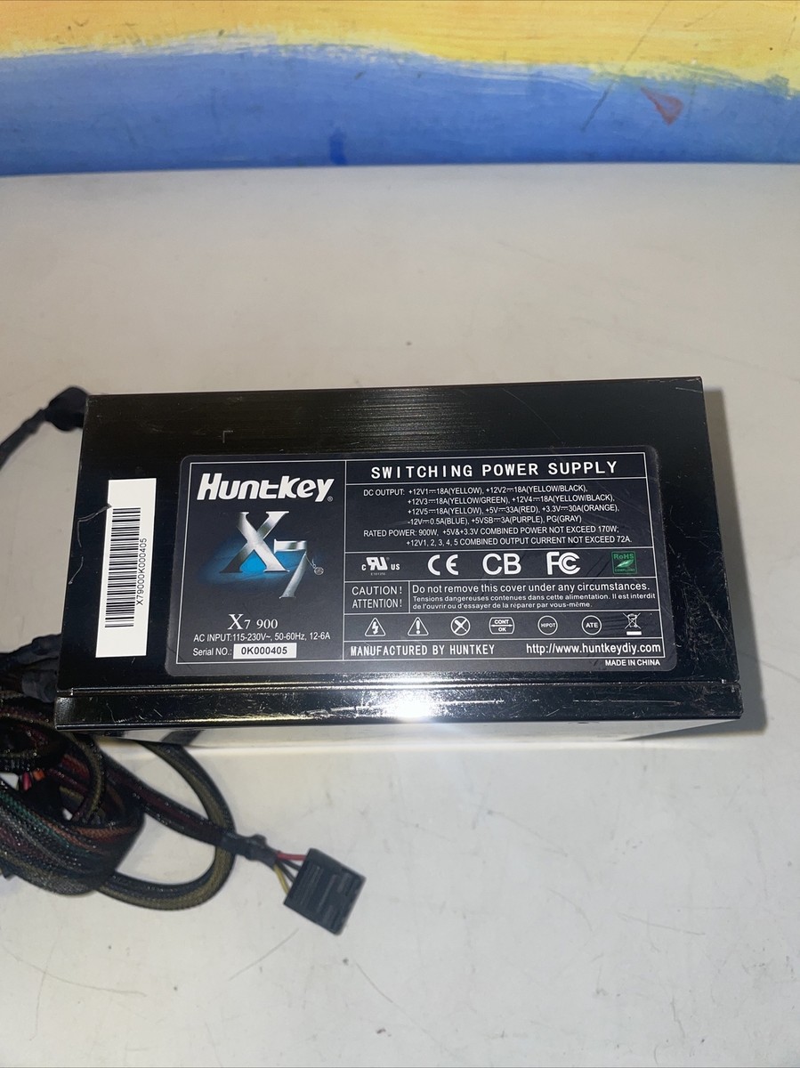 送料込動作確認済Huntkey X7-900 電源ユニット900W 80+ Huntkey｜製品紹介 -ATX電源 X7-900 80PLUS Silver