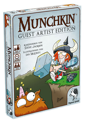 MUNCHKIN - GUEST ARTIST EDITION (McGinty-Version) - Kartenspiel - neu #17231G