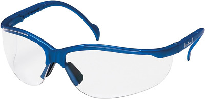 SB1875S Venture II - Black Frame with Blue Mirror Lens Safety Glasses
